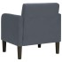 Sillón con reposabrazos Terciopelo Gris Oscuro 54