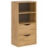 Muebles de TV 5 uds. con almacenaje ODDA madera maciza