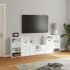 Muebles de TV 5 uds. con almacenaje ODDA blanco madera