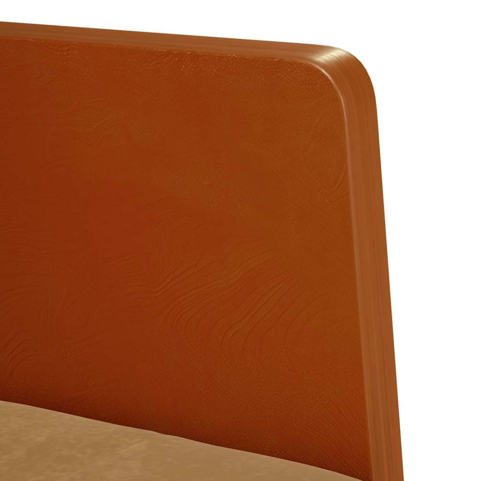 Sillón con reposabrazos de terciopelo marrón 55