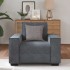 Sillón de terciopelo gris oscuro  59