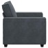 Sillón de terciopelo gris oscuro  59