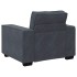 Sillón de terciopelo gris oscuro  59