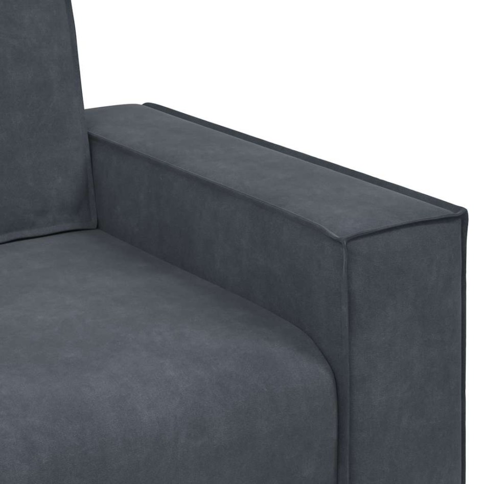 Sillón de terciopelo gris oscuro  59