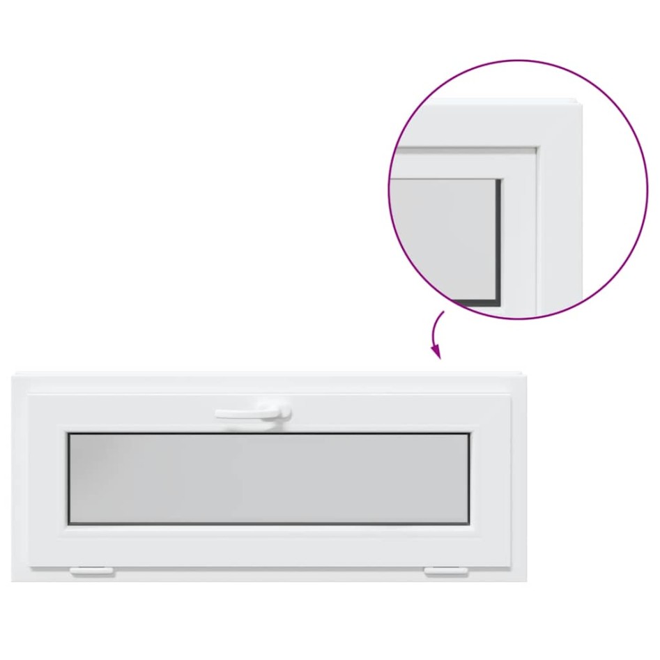 Ventana de sótano RISOR 110x40 cm oscilobatiente 3