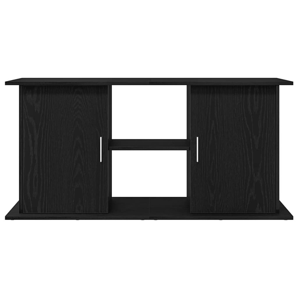 Soporte para acuario de madera de roble negro 121x41x58