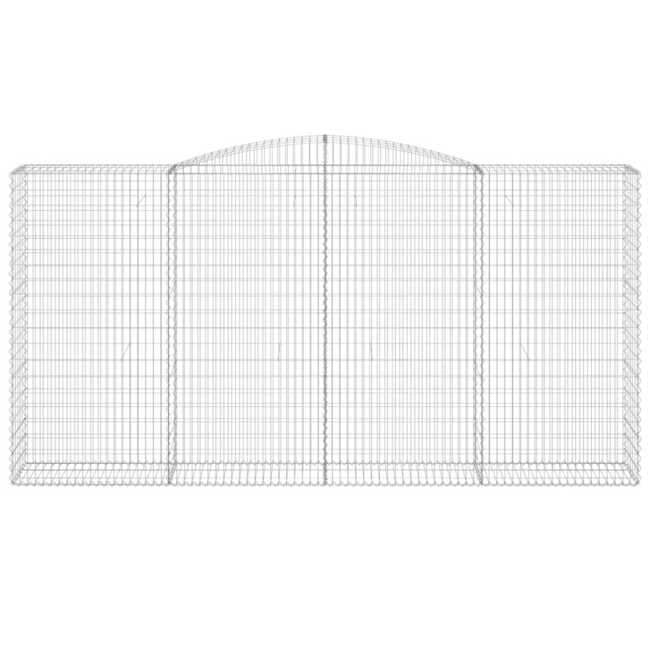Cesta gaviones forma arco hierro galvanizado 400x50x200/220