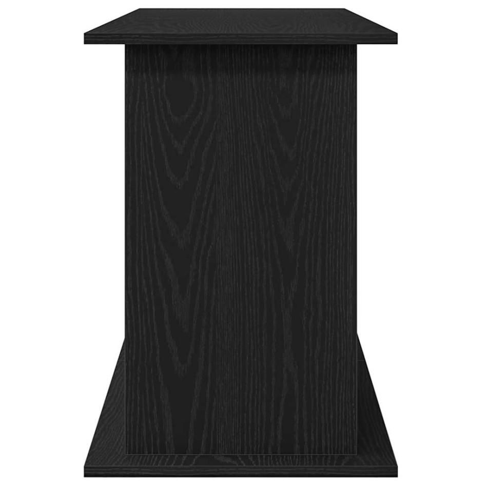 Soporte para acuario de madera de roble negro 121x41x58