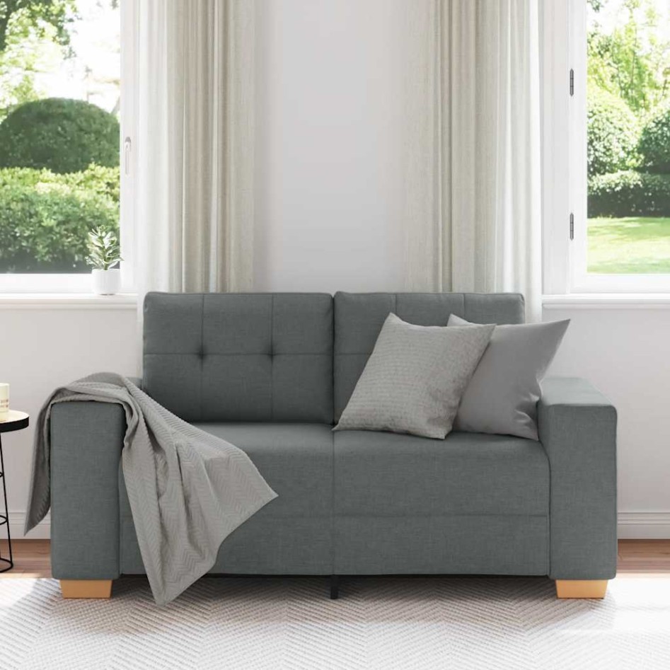Sofá Loveseat gris oscuro 120 cm de