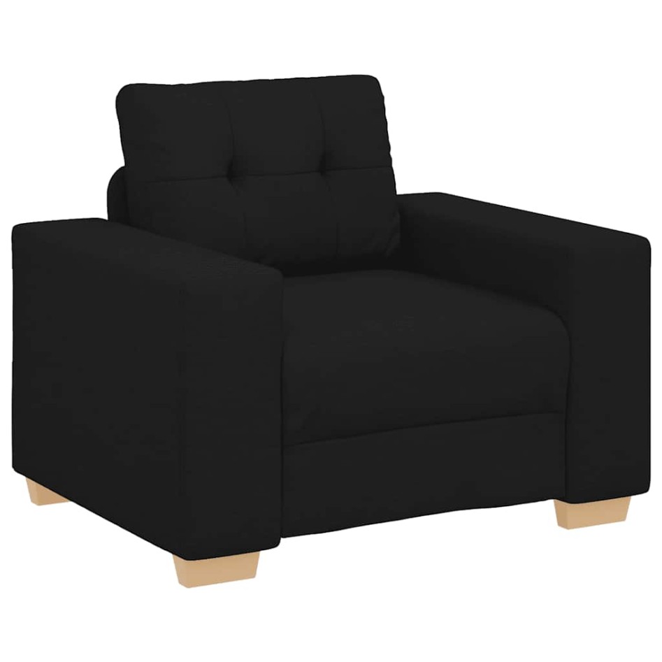 Sillón de tela negro 59