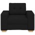 Sillón de tela negro 59