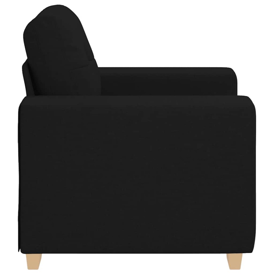 Sillón de tela negro 59