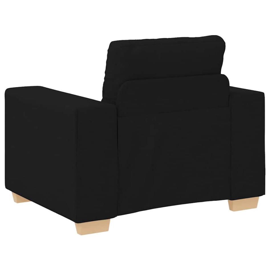 Sillón de tela negro 59