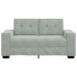 Sofá Loveseat gris claro 120 cm