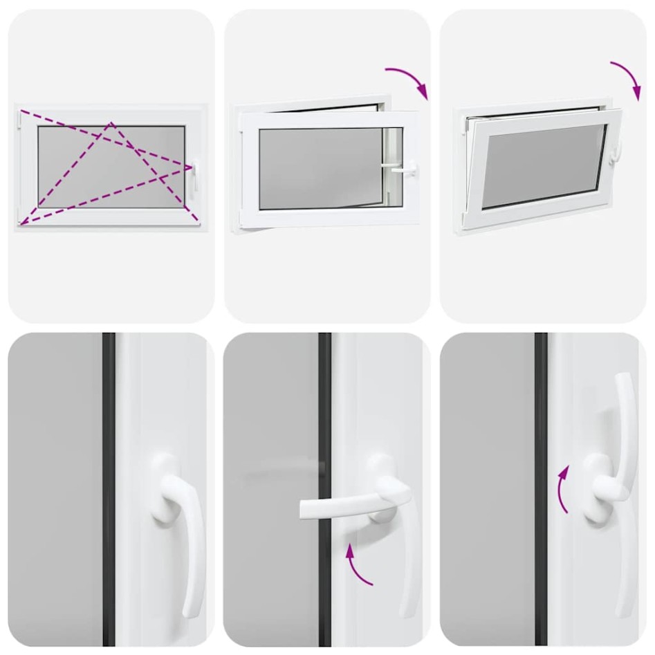 Ventana de sótano RISOR 90x60 cm oscilobatiente DIN