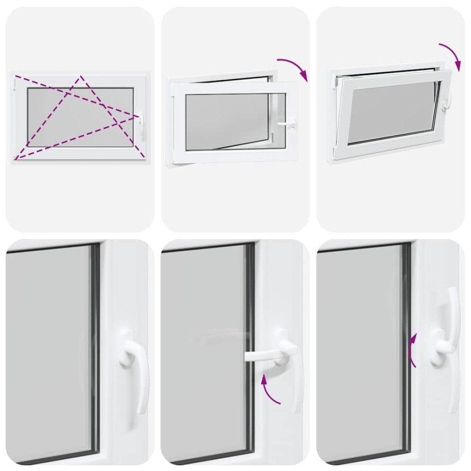 Ventana de sótano RISOR 90x60 cm oscilobatiente DIN