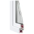 Ventana de sótano RISOR 90x60 cm oscilobatiente DIN