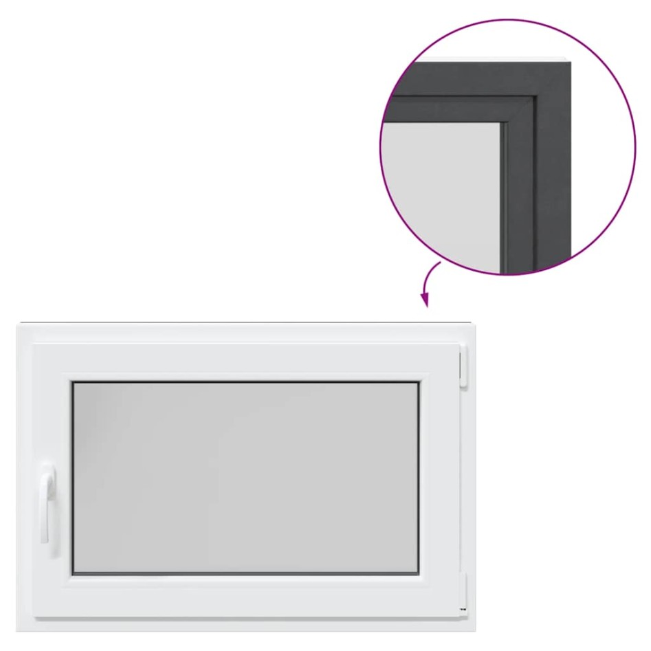 Ventana de sótano RISOR 90x60 cm oscilobatiente DIN