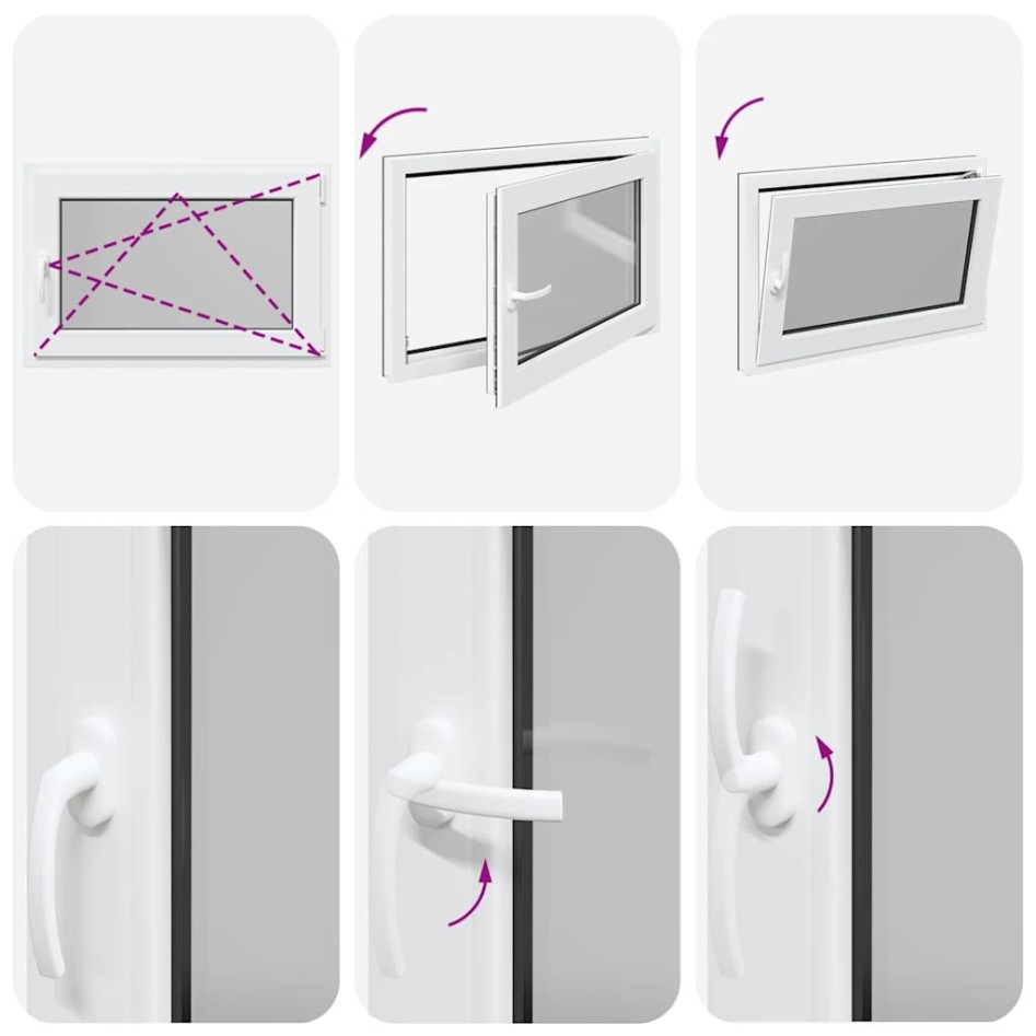 Ventana de sótano RISOR 90x60 cm oscilobatiente DIN
