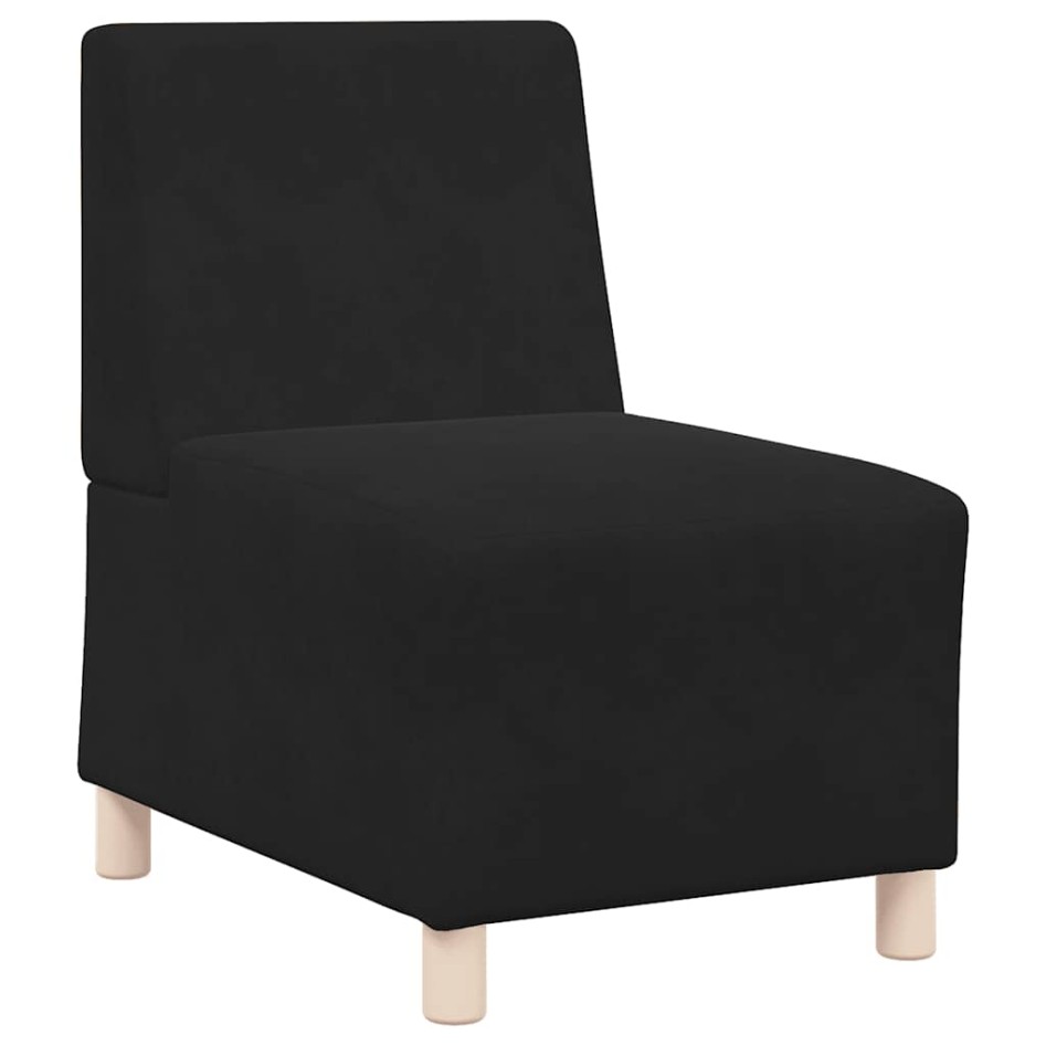 Sillón de terciopelo negro 55