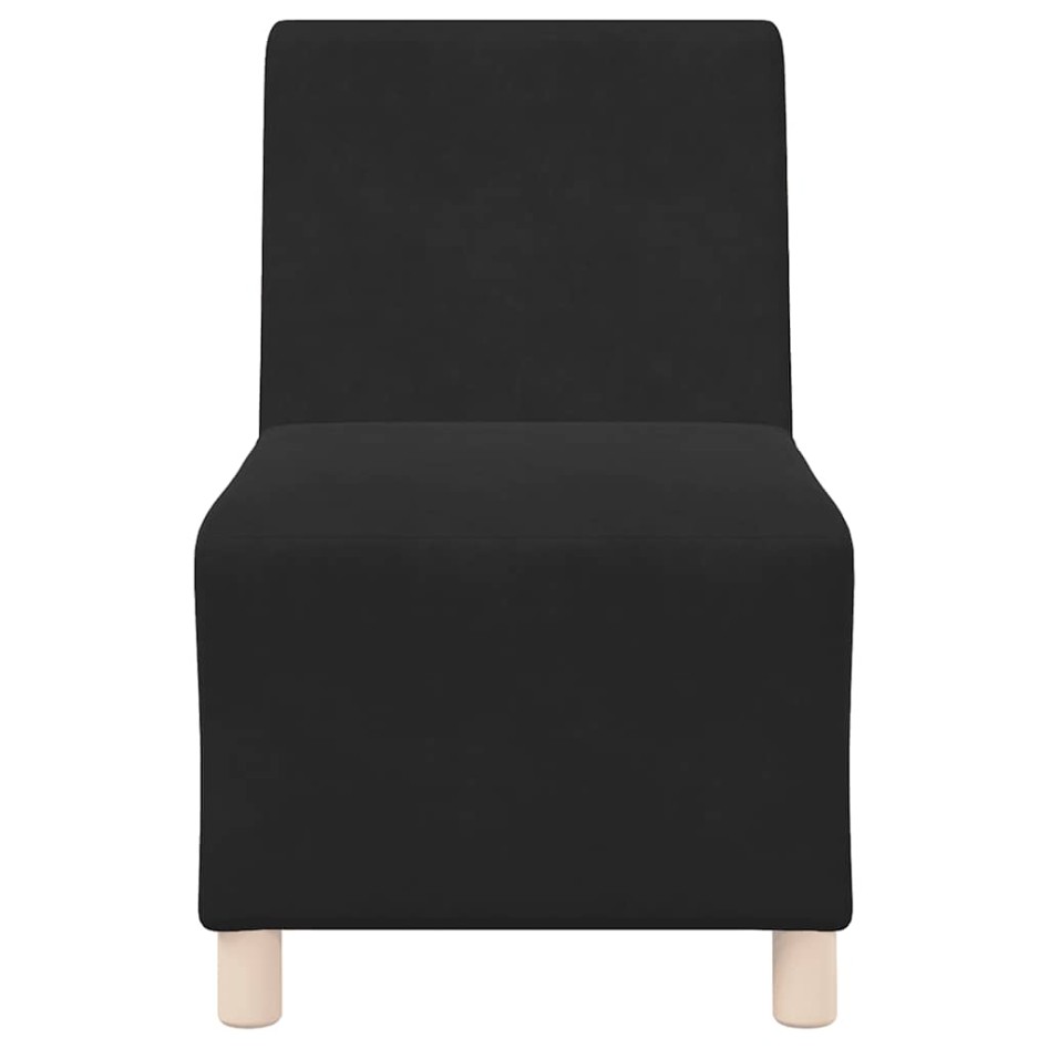 Sillón de terciopelo negro 55