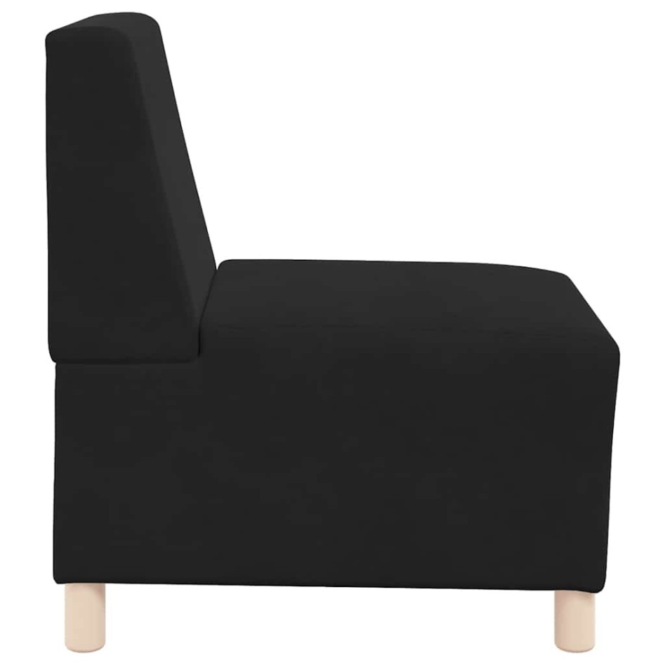 Sillón de terciopelo negro 55