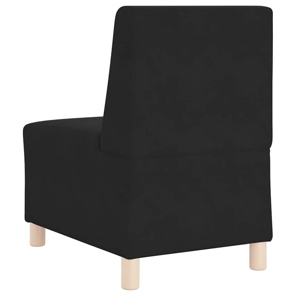 Sillón de terciopelo negro 55