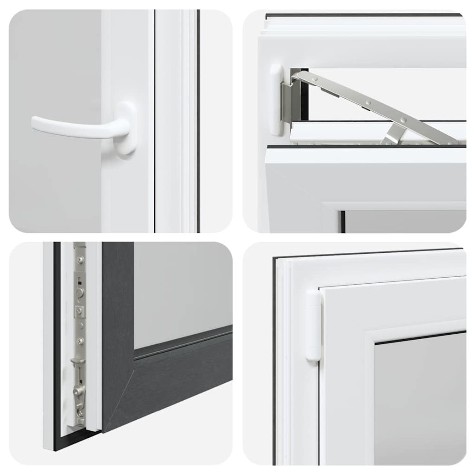 Ventana de sótano RISOR 60x60 cm oscilobatiente DIN