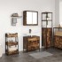 Set de muebles baño 2 pzas madera contrachapada roble