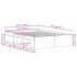 Estructura de cama sin colchón madera antigua 135x190