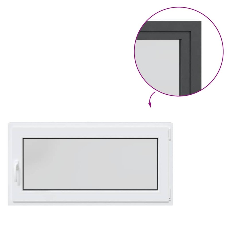 Ventana de sótano RISOR 120x60 cm oscilobatiente DIN