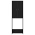 Mueble para lavadora roble negro 64x25,5x190