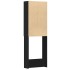 Mueble para lavadora roble negro 64x25,5x190