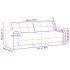 Set de muebles baño 2 pzas madera contrachapada marrón