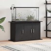 Soporte para acuario de madera de roble negro 101x41x58 cm