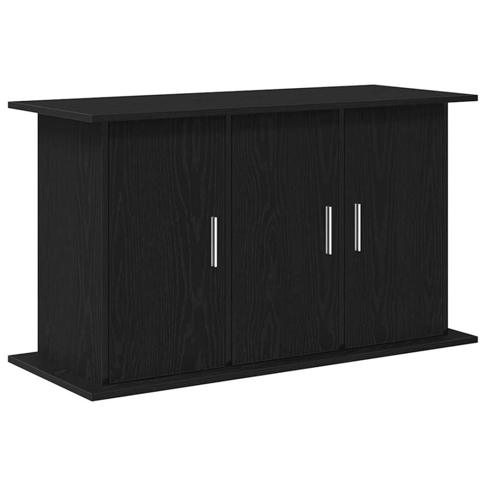 Soporte para acuario de madera de roble negro 101x41x58