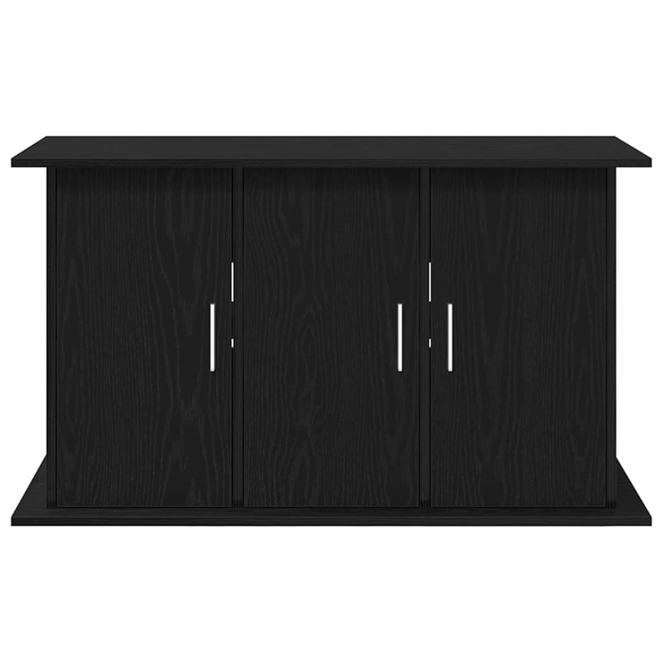 Soporte para acuario de madera de roble negro 101x41x58