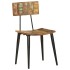 Sillas de comedor 2 unidades madera maciza