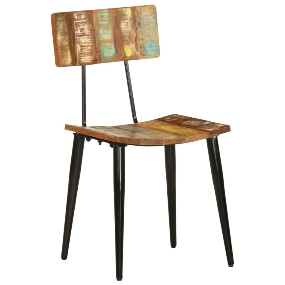 Sillas de comedor 2 unidades madera maciza