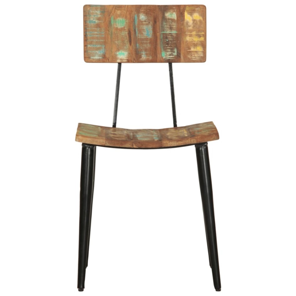 Sillas de comedor 2 unidades madera maciza