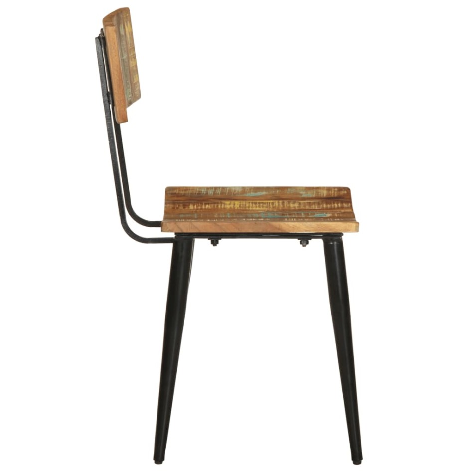 Sillas de comedor 2 unidades madera maciza