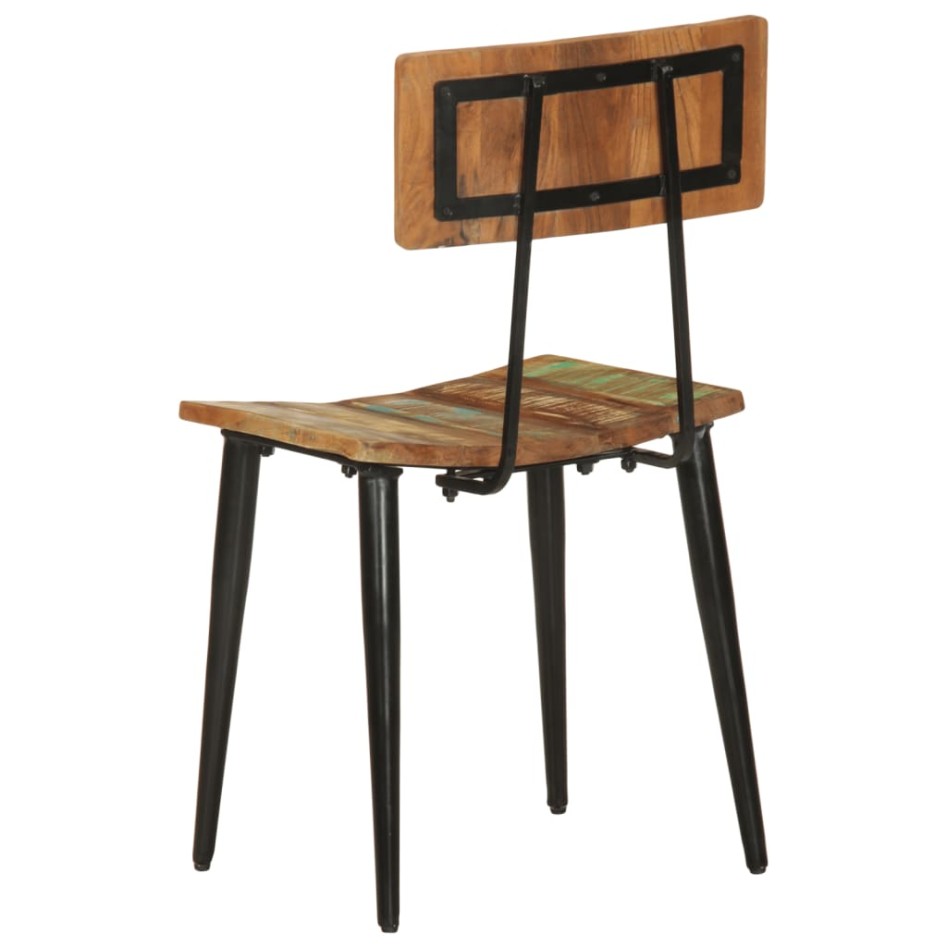 Sillas de comedor 2 unidades madera maciza