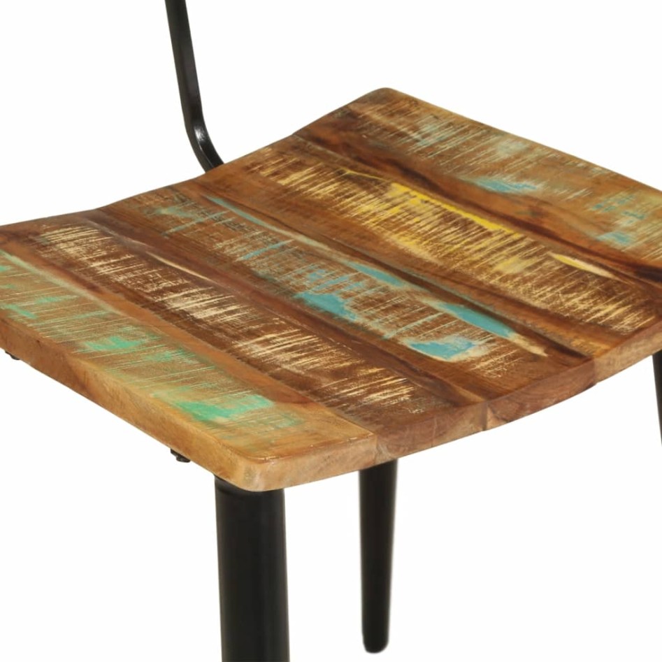 Sillas de comedor 2 unidades madera maciza