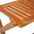 Comedor de jardín 5 piezas madera maciza de