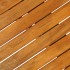 Comedor de jardín 5 piezas madera maciza de