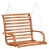 Banco columpio con toldo madera maciza abeto con acabado