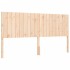 Estructura de cama de matrimonio con cabecero madera
