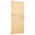 Puerta corredera con herrajes madera maciza de pino 90x210