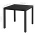 Set de comedor de jardín de 3 piezas PVC ratán