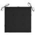 Set de comedor exterior plegable 5 piezas con cojines